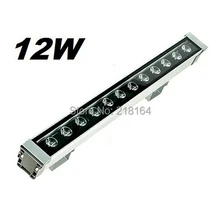 10 шт./лот) светодиодный наружный настенный, с омывающим светом 12 Вт светодиодный прожекторы пейзаж мыть лампы AC85-265V; цвет красный, синий, желтый, белый, теплый цветная(RGB