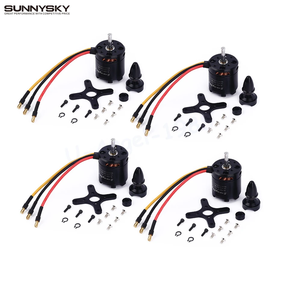 4 компл./лот SunnySky X2820 800KV 920KV 1100KV outrunner бесщеточный двигатель сервопривод OSD ESC для