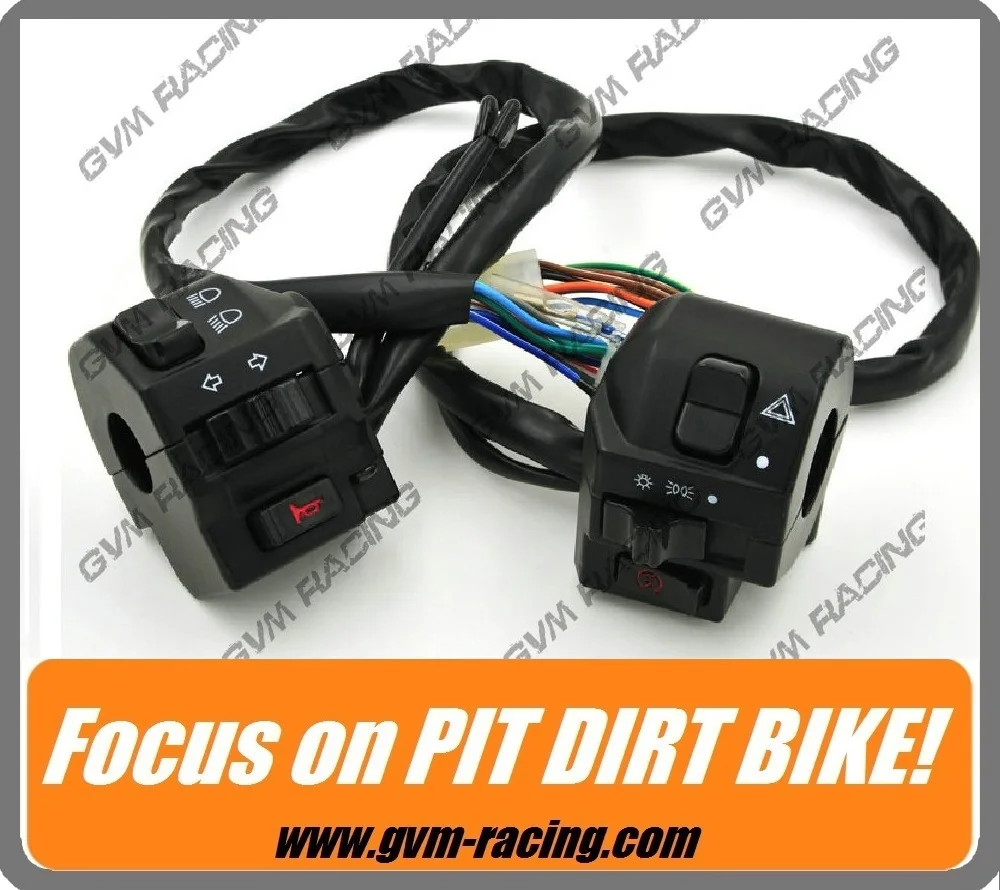 Free Shipping Vintage Spray Black motorcycle Switch Power 12V For