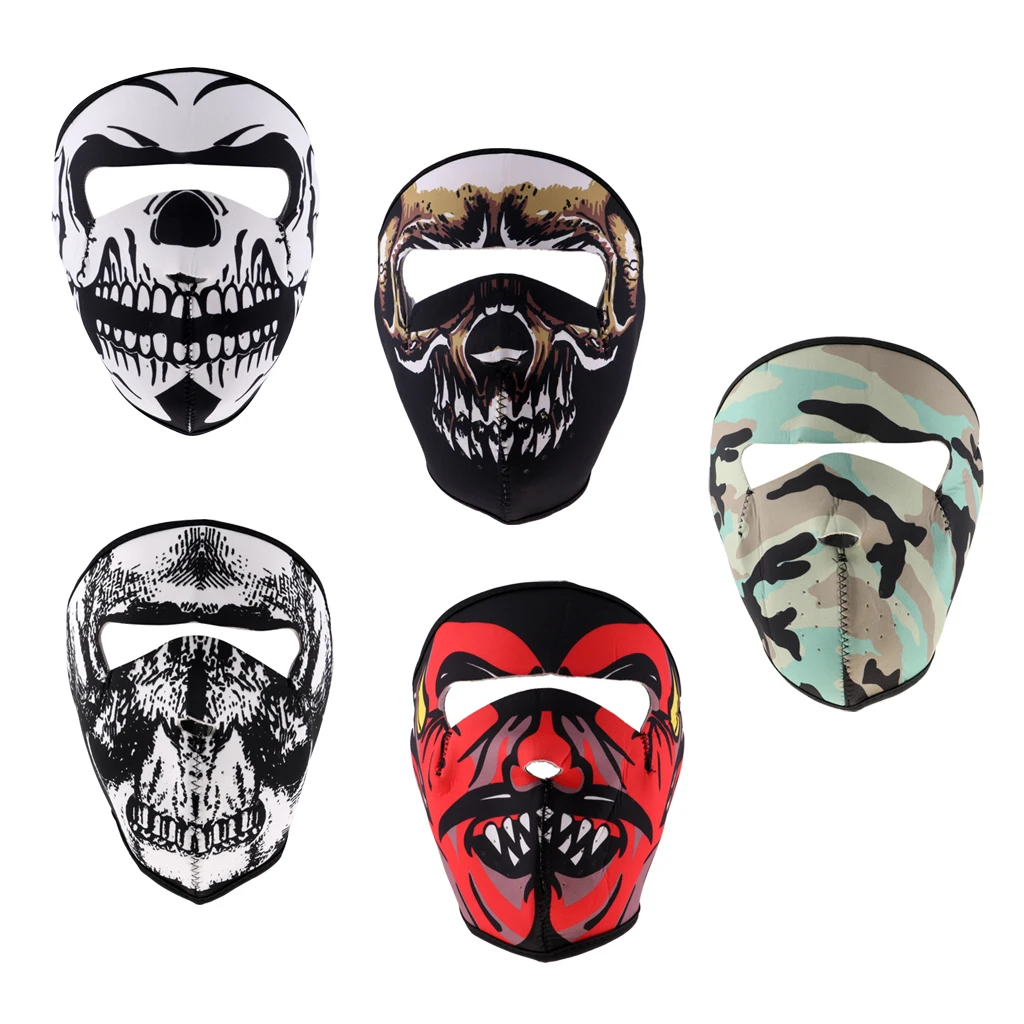 Windproof Ski Masks - Cold Weather Full Face Motorcycle Mask - Ultimate Thermal Retention & Moisture Wicking