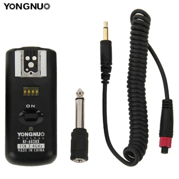 

YongNuo Flash Light Remote Control For Canon Nikon Single Receiver RF-602RX of RF-602 Wireless Flash Trigger Shutter Release