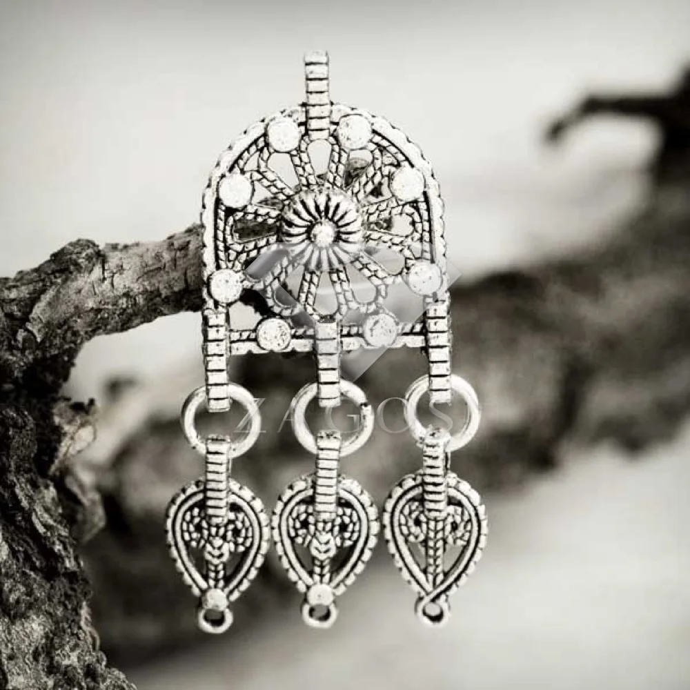 

5Pcs Antique Silver Tibetan Silver Tone 44x20x3.5mm Flower Links Zinc Alloy Connectors Jewellry Making Findings TS4243