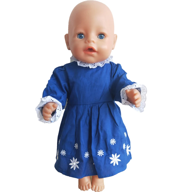 Платье для куклы см подходит 43 Reborn Детская одежда и 17 дюймов аксессуары|Куклы| |