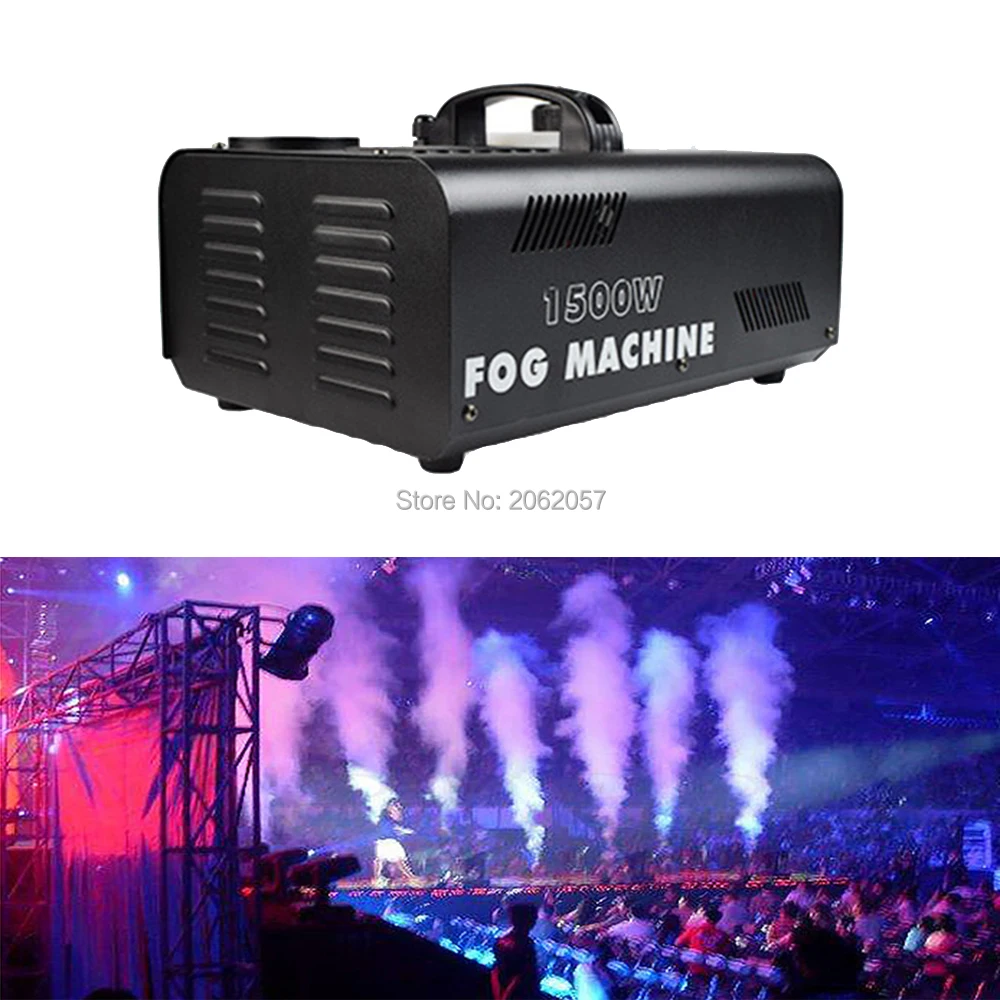 

High quality 1500W remote control gas column fog machine disco DJ DMX jet smoke machine professional lighting