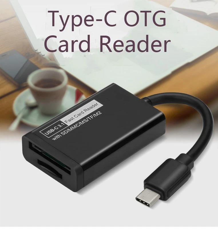 USB 3,1 Тип C MMC MS SD Micro SD/TF SDHC OTG Картридер для Macbook для Samsung Galaxy S8 S9 + для huawei p20 смартфон