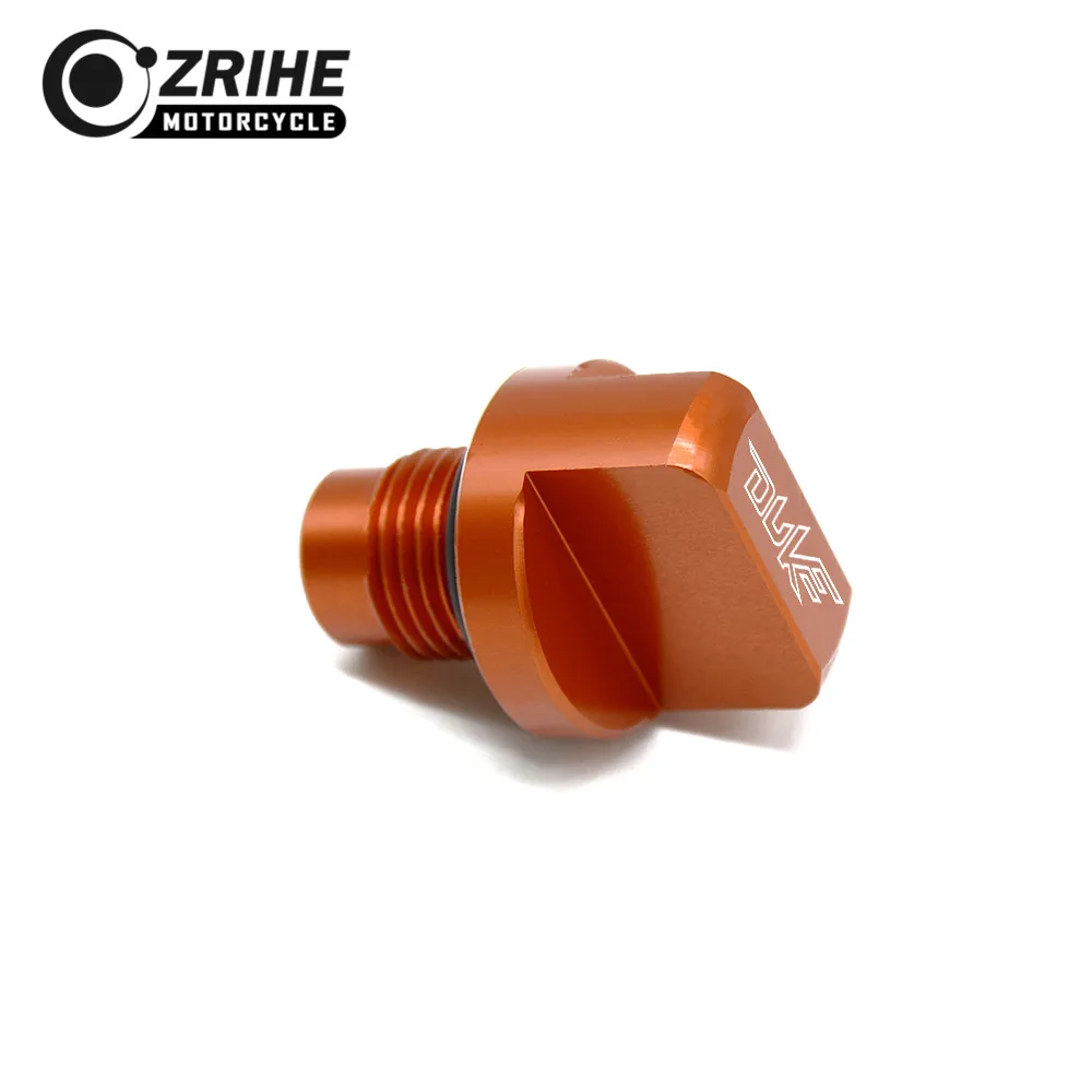 Motorcycle Accessories Orange Engine Magnetic Oil Drain Plug For KTM 200 DUKE 200 RC200 DUKE RC200 2014 2015