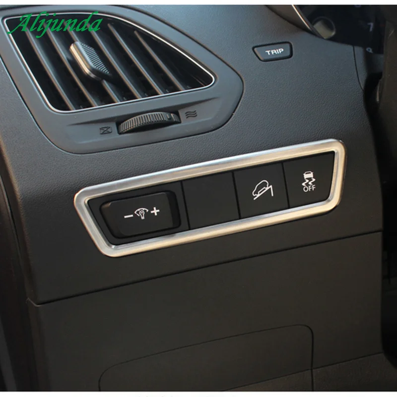 

Head Light Headlight Switch Button Cover Trim Frame Decoration Fits For Hyundai Tucson IX35 2010-2014 Car Styling