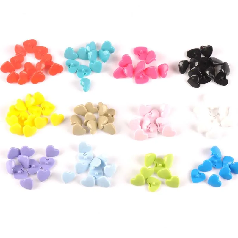 

20 Sets KAM T5 12MM Heart Resin Snaps Button For Baby Clothes Clips Fasteners Quilt Cover Sheet Clothes Sewing Accessories C2174