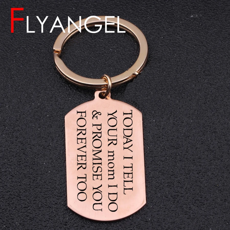 Модный брелок с гравировкой сегодня я говорю вашей маме Forever Too Key Holder