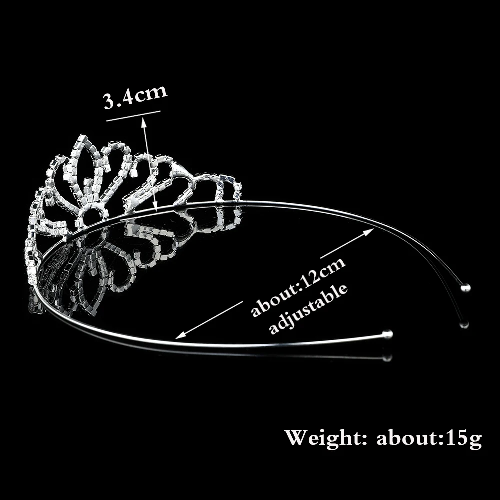 Модная свадебная Принцесса Диадемы и повязка в виде короны свадебные тиары аксессуары Серебряная Золотая Корона диадема невесты украшения для волос