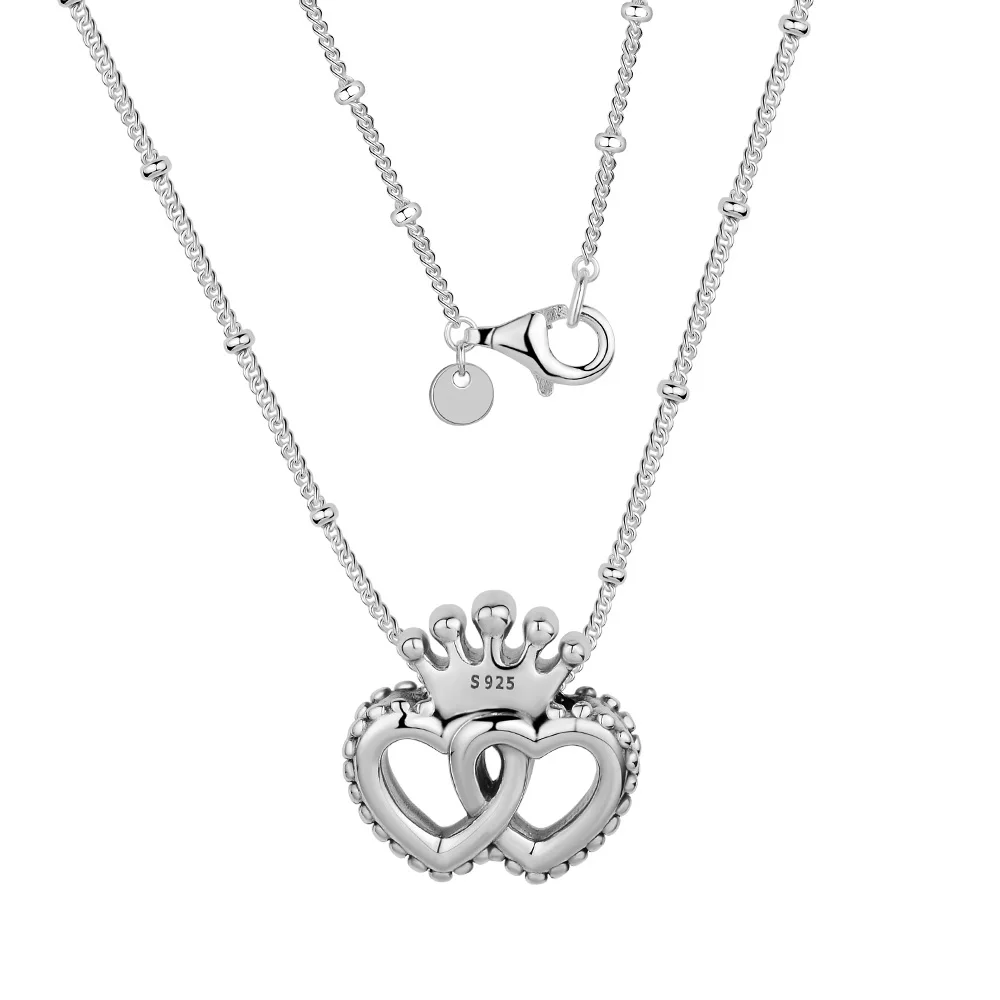 

Pendant Necklaces & Pendants Silver United Regal Hearts Necklace 925 STERLING SILVER JEWELRY choker joyas de plata 925