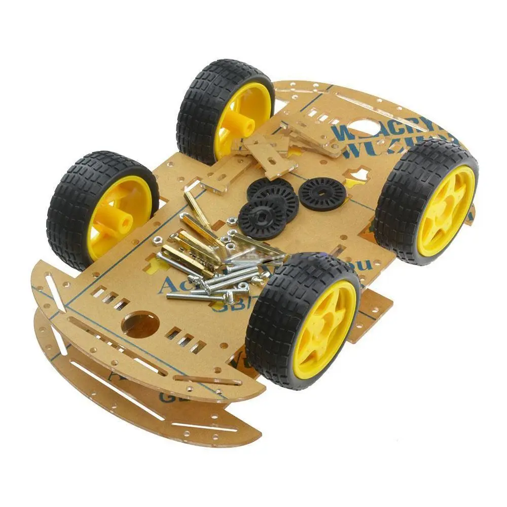 LCLL NEW 4WD робот умный автомобиль шасси наборы автомобиля с кодер скорости для Arduino