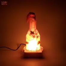 Кружево бутылку ламп креативный бутик бытовое украшение Романтический P Кружево из спальни глава кровать