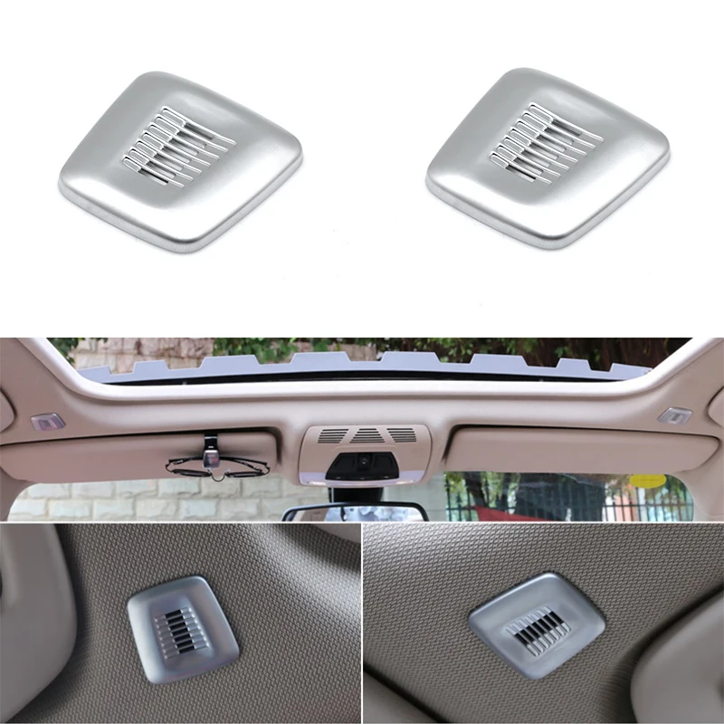 

2x Interior Top Roof audio Microphone cover trim For BMW 5 Series GT F10 F07 11-16 & 6 Series F06 12-17 &7 Series F01 F02 09-15