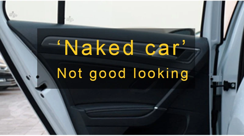 For Volkswagen Golf 7 Golf 7.5 Car Styling Door Gate Panel Cover Trim Frame Sticker Interior Accessories