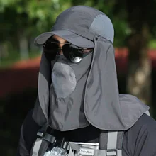 Новинка, водонепроницаемые шапочки для рыбалки с широкими полями, новые летние ветрозащитные солнцезащитные шляпы для рыбалки, пеших прогулок