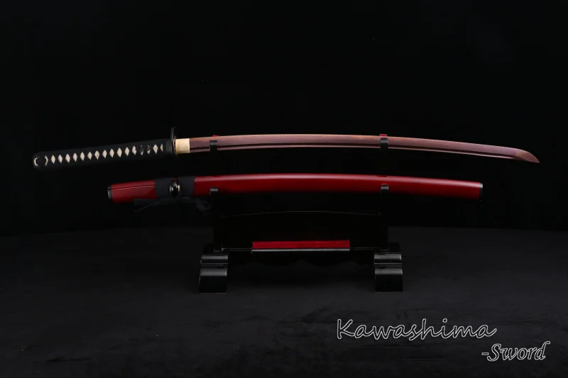 Японский Nihonto имитация дамасской стали ручная работа Полный Тан Катана Самурай