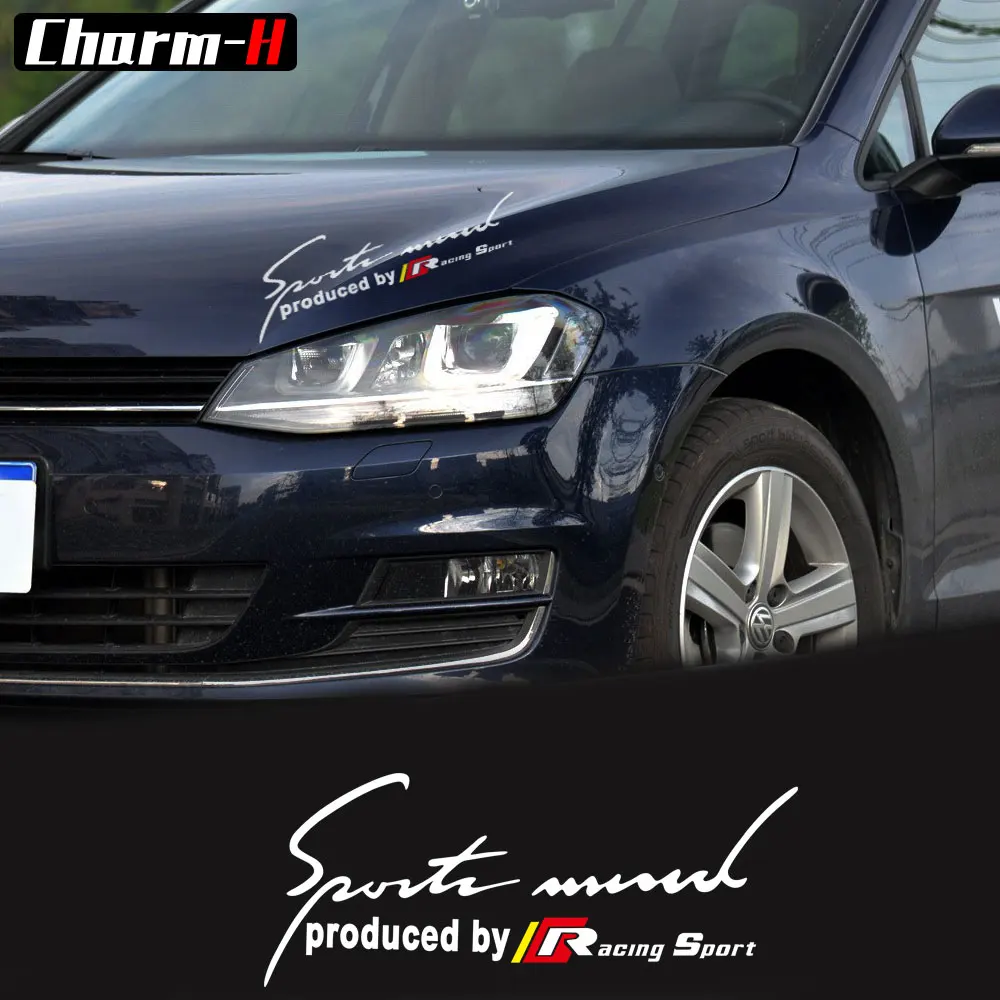 1 шт. светоотражающие наклейки на фару и брови налобный фонарь для Volkswagen Golf 5 6 7 Polo