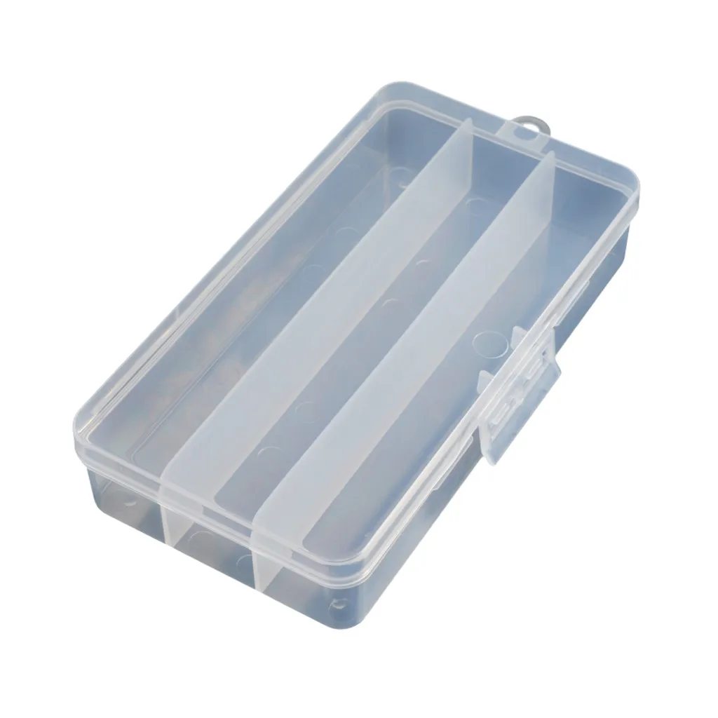 

Perimedes Plastic double sided tackle box Compartments Fishing Lure Bait Hook Tackle Storage Box Case Container#y30