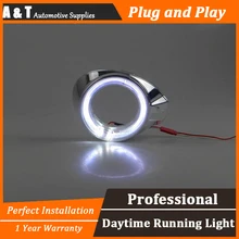 A&T car styling For Ford FocusLED DRL For Focus High brightness guide LED DRL led fog lamps daytime running light For F style