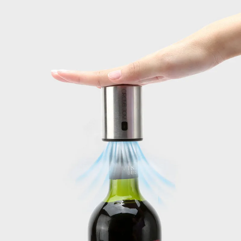 Xiaomi Circle Joy автоматическая открывалка для бутылок красного вина круглая пробка для вина из нержавеющей стали Электрический штопор фольга резак база пробка