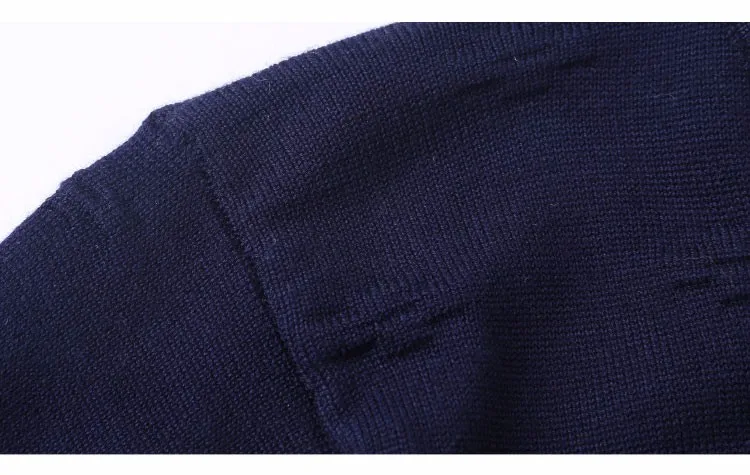 Для мужчин s V образным вырезом свитер в полоску тянуть футболка с длинными рукавами хлопковый пуловер Платье Азиатский размер