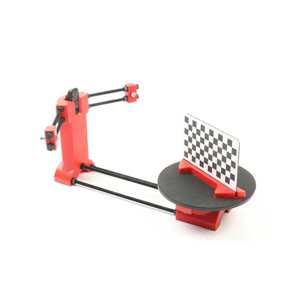 HE3D 3d ماسحة DIY كيت ، جديد الأحمر حقن صب البلاستيك ، reprap 3d مفتوحة المصدر المحمولة 3d ماسحة ل 3d طابعة