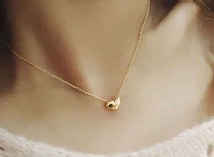 

Fashion Women Gold Heart Bib Statement Chain Pendant Necklace Jewelry Fashion Luxury Necklace Hair Clips