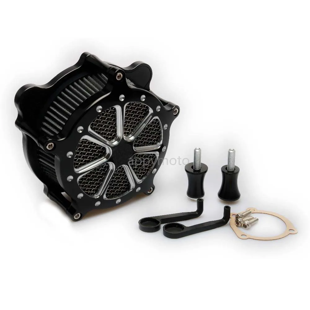 MOTORCYCLE Black air cleaner street glide air filter electra glide road king for harley touring 2017-2018 MOTORCYCLE Black air cleaner street glide air filter electra glide road king for harley touring 2017-2018