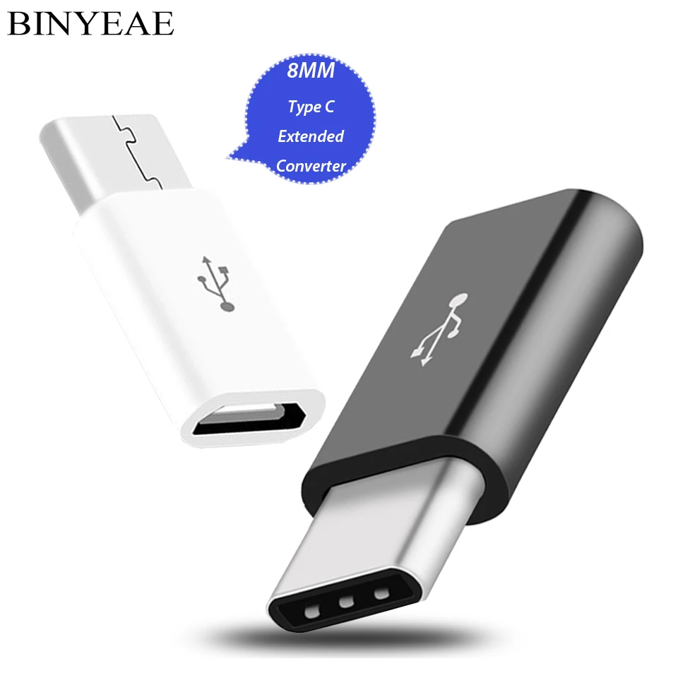 Адаптер Micro USB типа C для Oukitel K10000 Max Doogee F7/T3 USB-C длинный кабель зарядки OTG 8 мм |