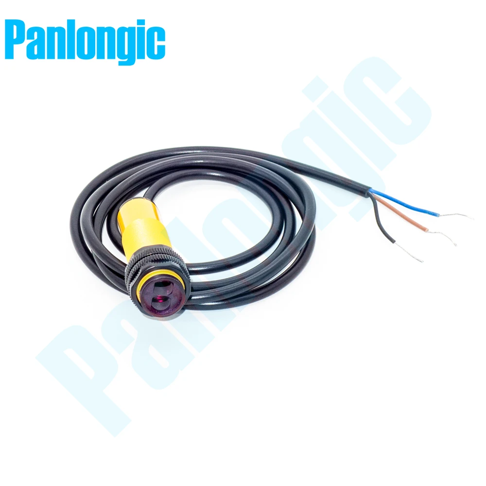 

M18 E3F-DS10P2 IR Diffuse Reflective Type Sensor DC 6-36V PNP NC Normally Close Photoelectric Sensor Switch Free Shipping
