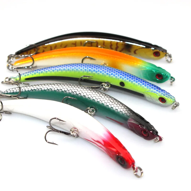 

Soloplay 1pcs/lot Pencil Crankbait 11g 11cm Hard Bait Tight Wobble Slow Floating Jerkbait High Quality ABS Model Fishing Lure