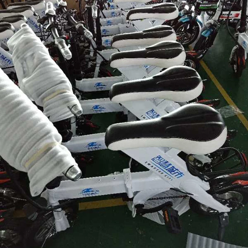 Best Foldable Electric Bike 36V 350w 8AH 12inch Cycle Lithium Battery Electric Bicycle Front and Back Disc Brake Ebike 4