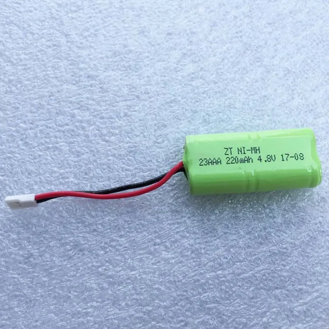 4.8V 2/3AAA rechargeable battery pack 220mah 2/3 AAA ni mh cell high discharge rate for RC boat