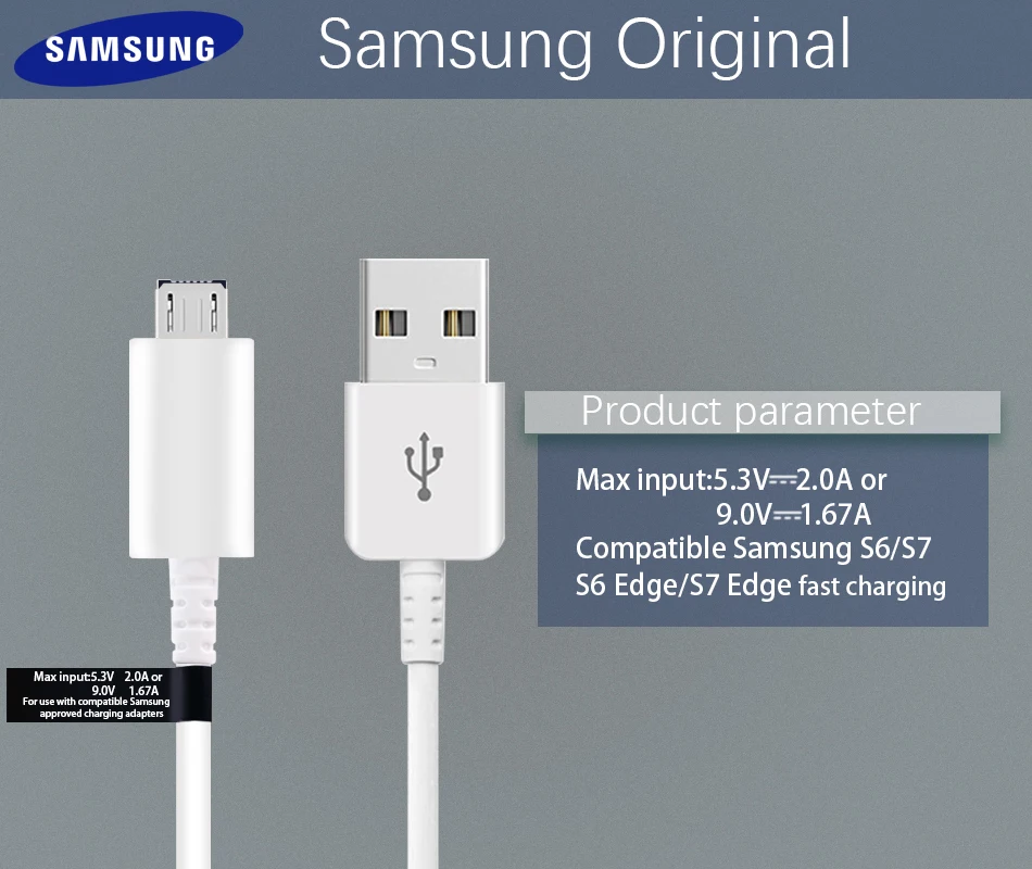 Samsung микро USB кабель для S6 S7edge 2A быстрой передачи данных S7 S6edge A5 A7 A8 A9 C5 J1 J2 J3 J5 J7 Note2 Note4 Note5 note edge