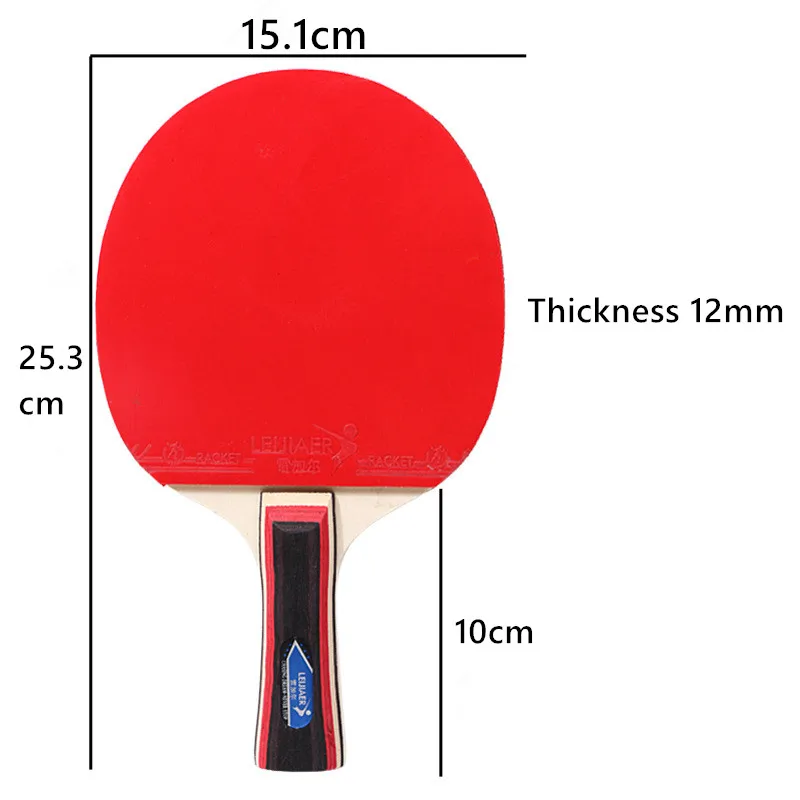 1 пара двухсторонняя антиклеевая ракетка для настольного тенниса ракетка для пинг-понга с 3 шариками
