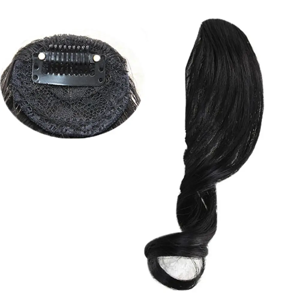 1 шт. женский 22 см парик для моделирования красивые девушки на клипсе спереди волосы челка бахрома наращивание волос кусок волос