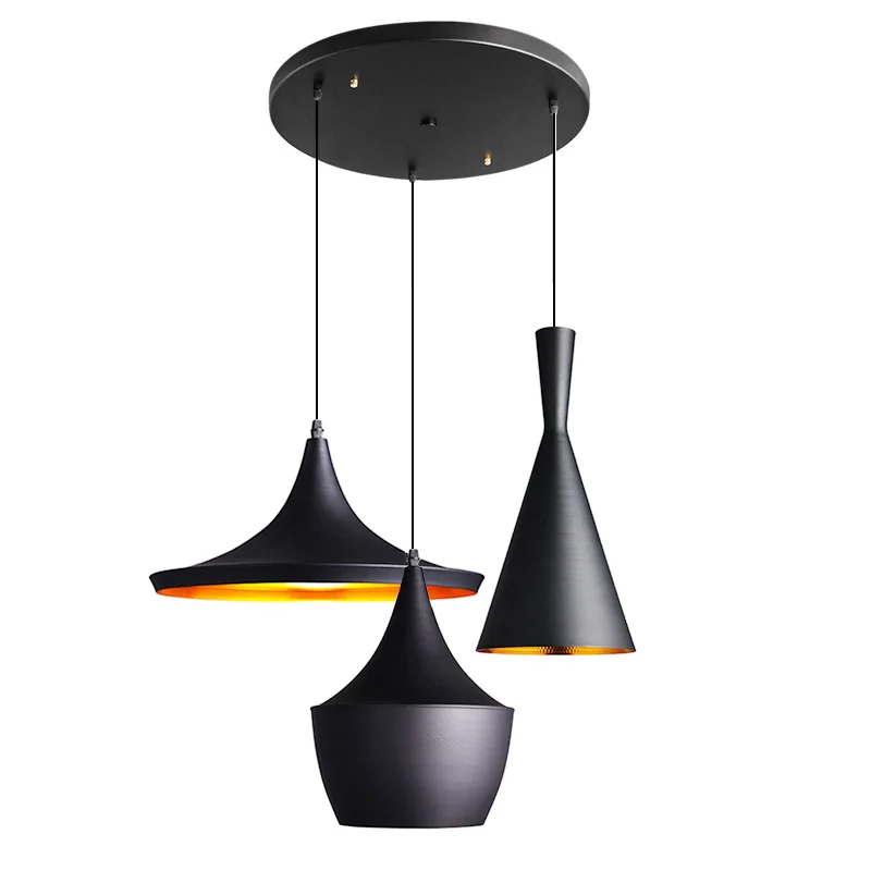 Modern Ceiling LED Pendant Lights Design By Tom Dixon Beat Musical Instrument Hanging ABC Pendant Light