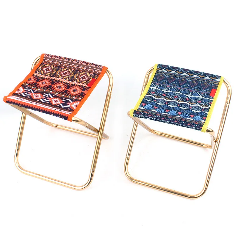 Горячая складной стул табуреты мини-сиденье из алюминиевого сплава портативный для кемпинга рыбалки пикника пляжа TI99