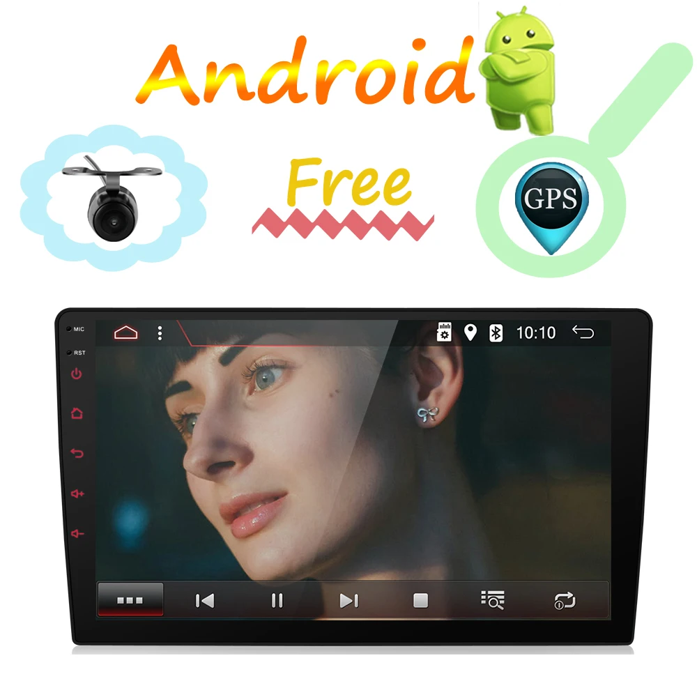 

9inch Quad Core 2 Din Android 7.1 dvd automotivo Fit Universal Car Radio Audio Stereo GPS WiFi SWC DVR BT DTV DAB OBD2