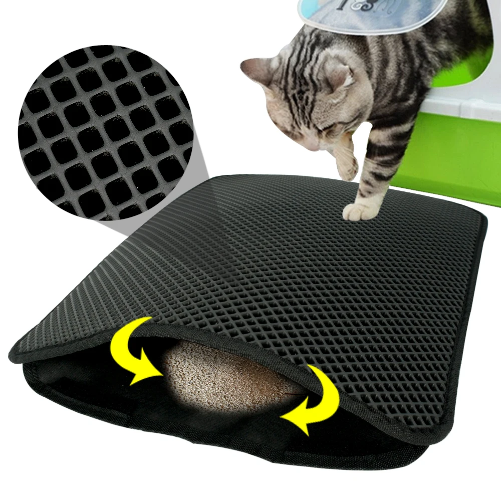 Buy Cat Litter Mat Double Layer Pet Cat Litter Trapper