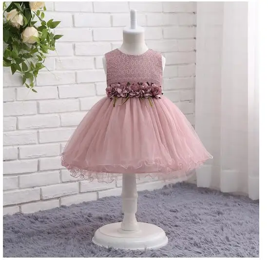 

Girls Formal Dress 2017 Sleeveless Flower Girls Dresses Kids Fishtail Party Birthday Gauze tutu Dress Children's Wedding Dress