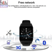 Fu&y Bill New Original X86 Bluetooth 3G Wifi Smart Watch Android 5.1 OS Camera 2.0 Mega Pixel Support SIM Card Whatsapp Facebook