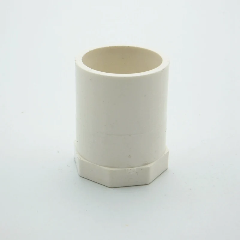 

3/4" BSP Female Thread x 32mm ID Socket Straight PVC Pipe Fitting Water Connector For Garden Irrigation System