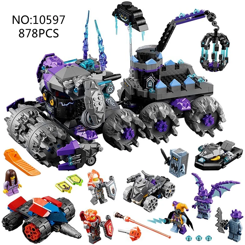 2018 NEW 70352 Bela Nexus Knights Building Models sets Jestro s Headquarter compatible action figures knights