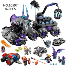 2018 NEW 70352 Bela Nexus Knights Building Models sets Jestro s Headquarter compatible action figures knights