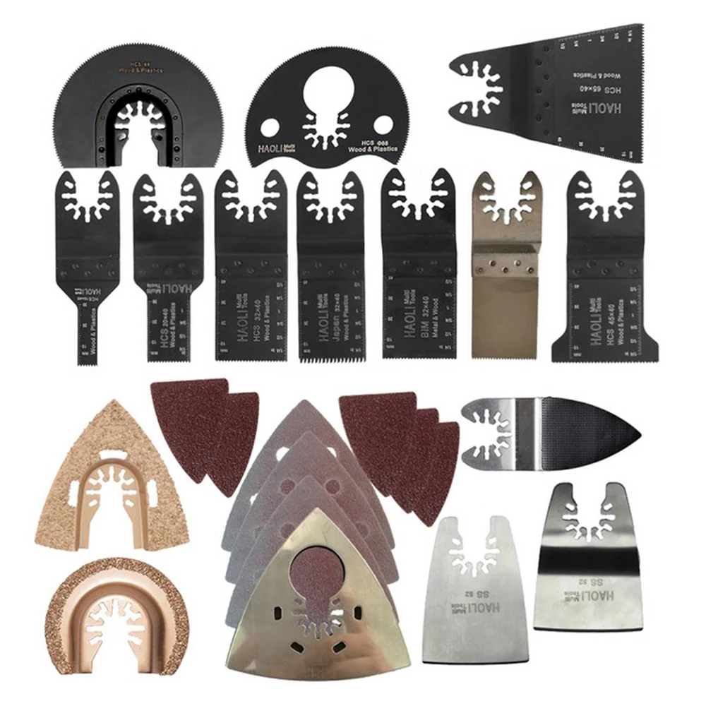 

Woodworking Saw Blade Wood Metal Cutting Multi Function 66PCS Oscillating Tool Saw Blade For Woodworking Accessories