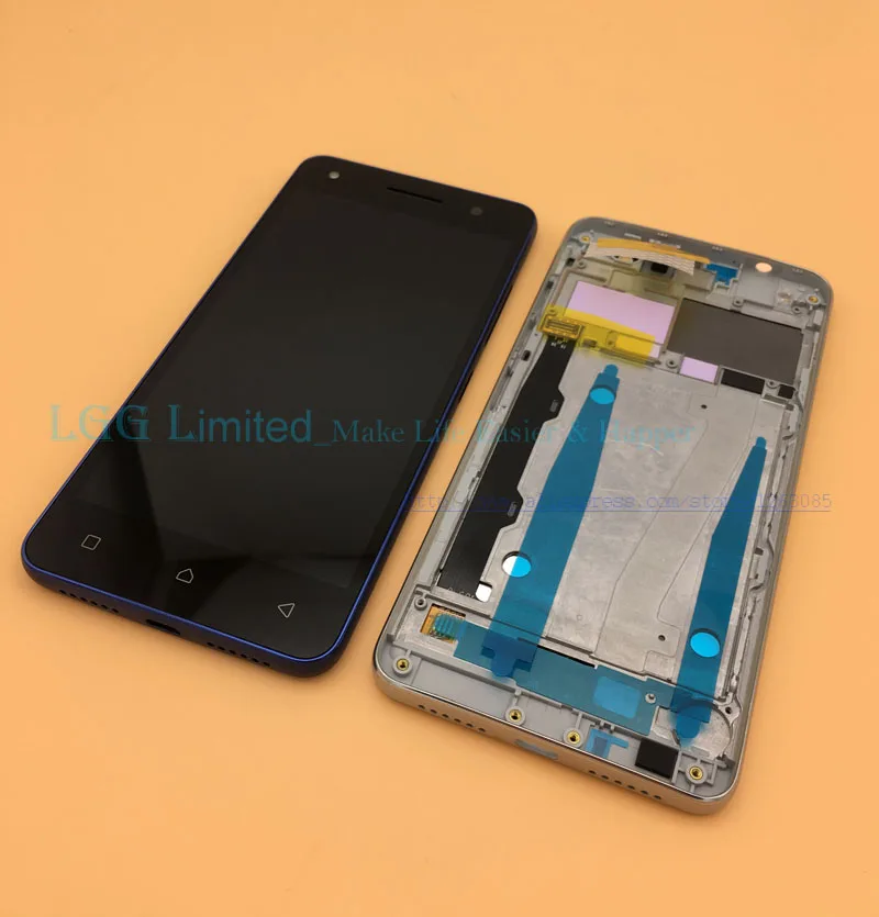 

For Lenovo VIBE S1 Lite LCD Display Touch Screen Digitizer Assembly With Frame For Lenovo VIBE S1La40 5.0' Digitizer Replacement