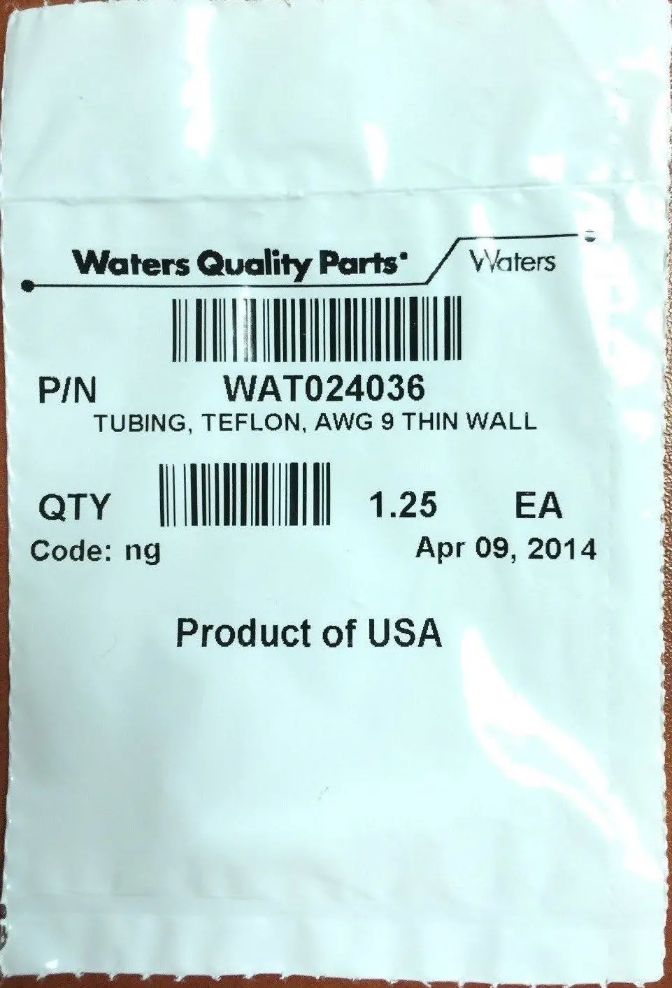 Для воды WAT024036 PTFE линии(3,78 мм) O.D. X 3 мм I.D