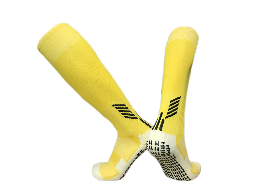 Хлопковые нескользящие футбольные велосипедные носки мужские длинные футбольные Носки спортивные Chaussette компрессионные чулки для регби